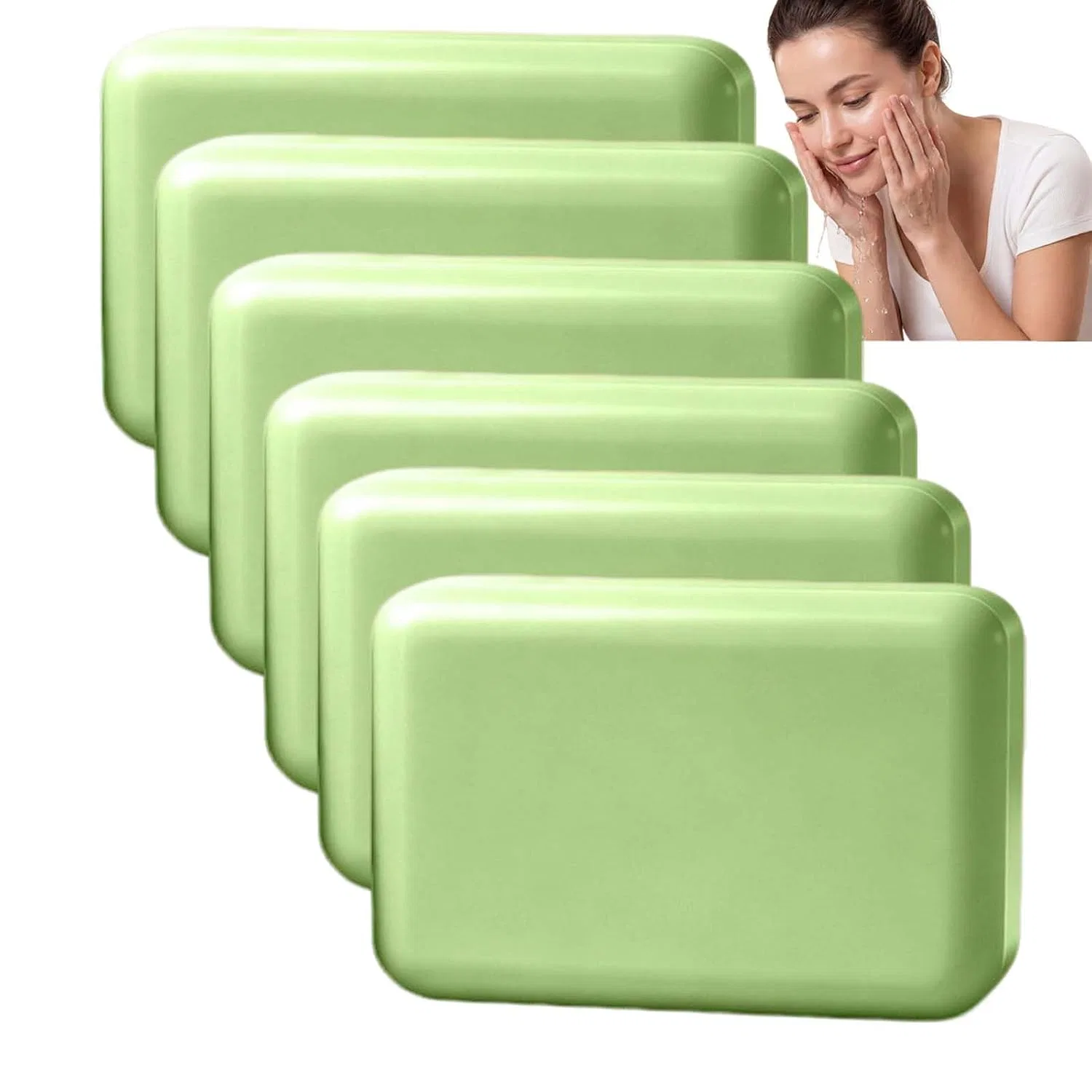 Твердое мыло с маслом чайного дерева, MLVONA, 6 шт., 100 г, 6pcs