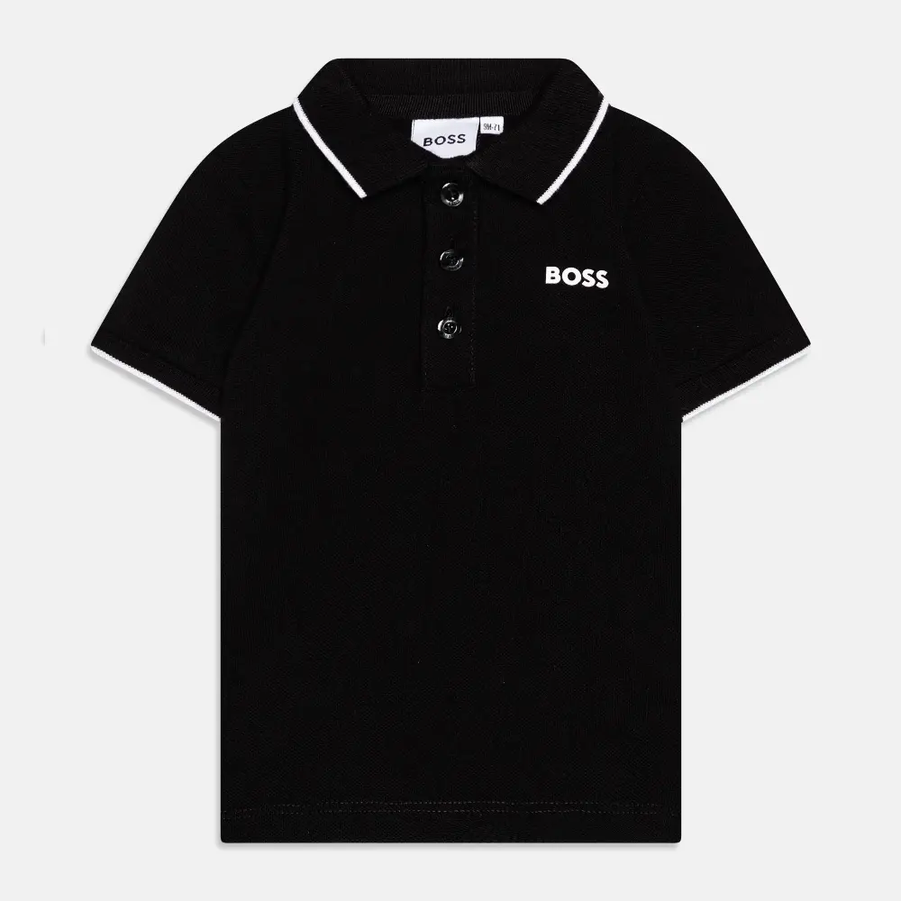 

Футболка поло Boss Kidswear Short Sleeve, черный