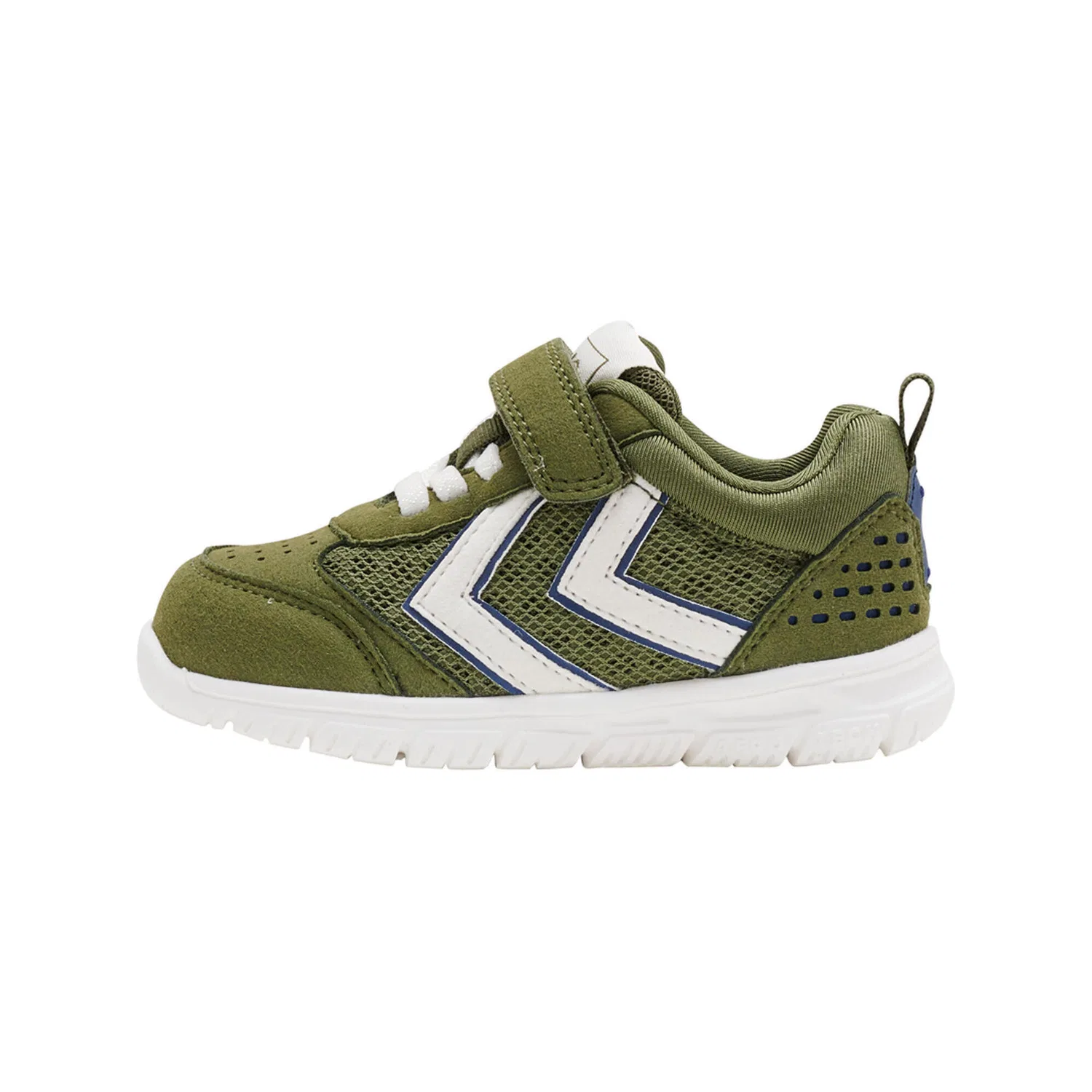 Детские кроссовки для девочек с эластичными шнурками Crosslite Infant Hummel, Olivgrun
