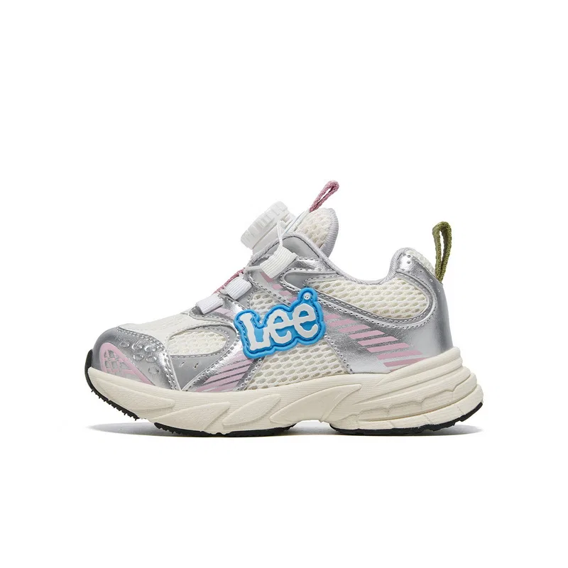 Детские кроссовки с низким верхом Lee, Beige Rose Red