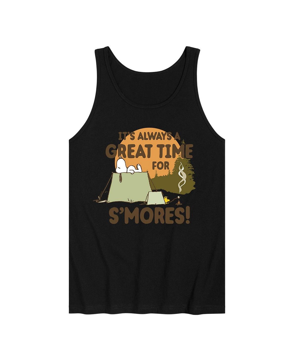 

Мужская майка peanuts s'mores AIRWAVES, черный