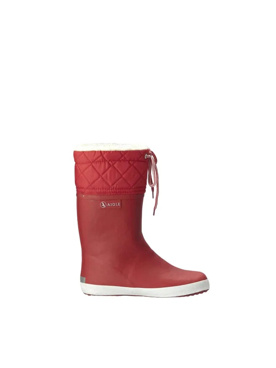 Резиновые сапоги AIGLE 'GIBOULEE' красного цвета