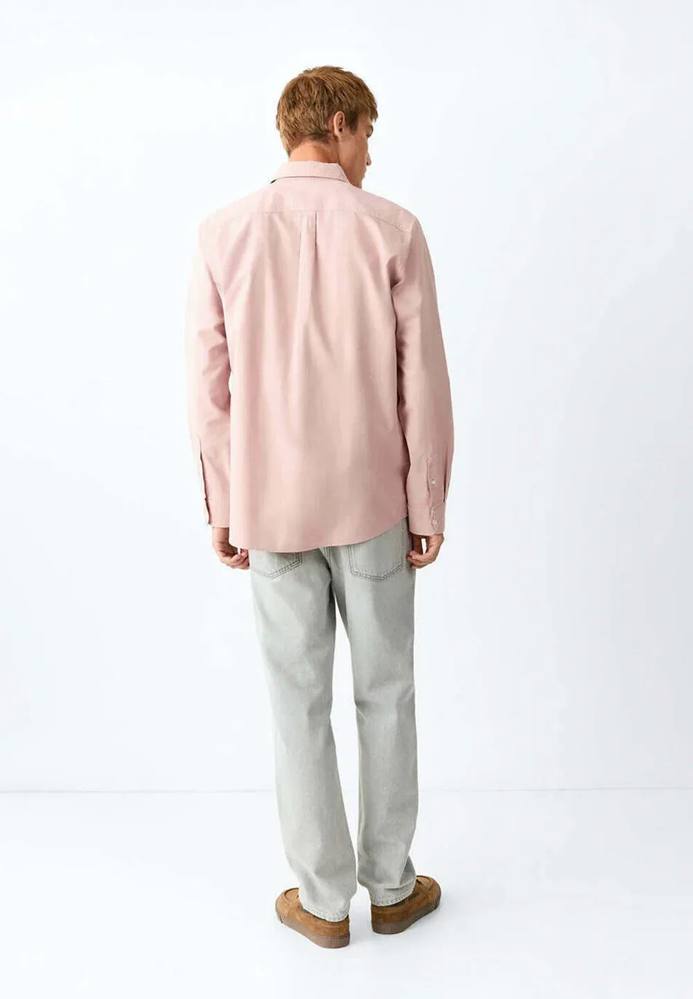 Подростковая - рубашка Mango Kids, Light Pink — фото 3