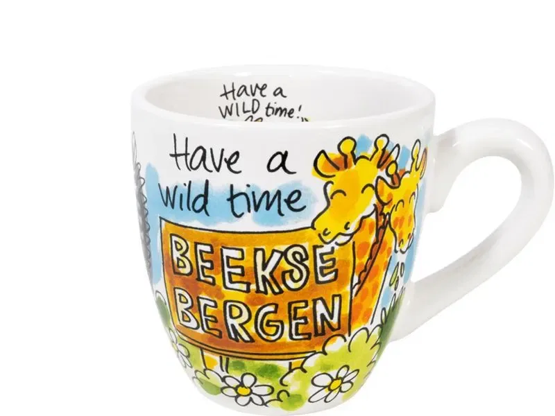 Кружка детская с принтом жирафа Beekse Bergen Blond Amsterdam, разноцветный
