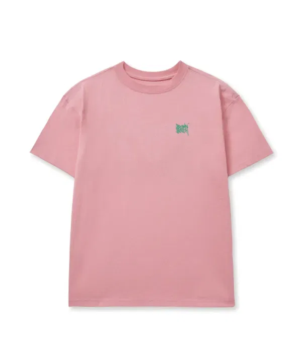 Футболка с коротким рукавом Kids tag tee, Brownbreath Kids, розовый — фото 3