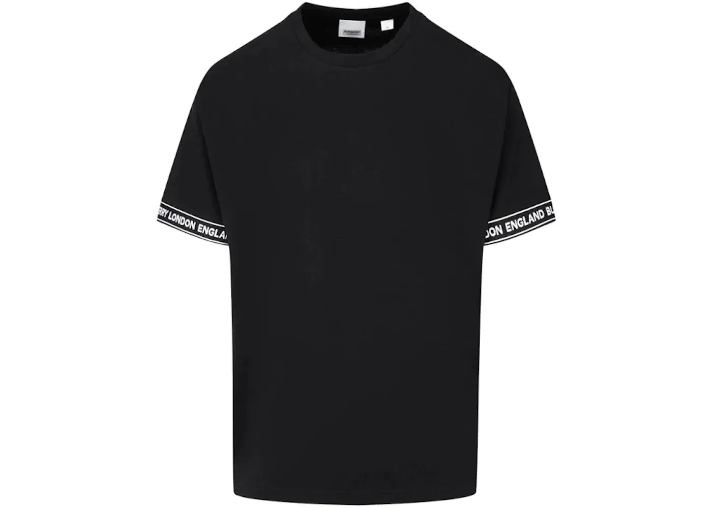 Мужская футболка с принтом Burberry Logo Tape T-Shirt Burberry, Black