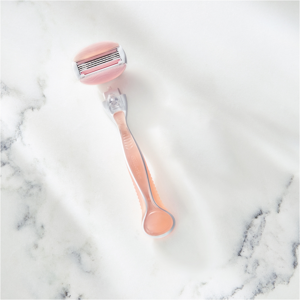 Бритва Venus ComfortGlide Spa Breeze для женщин + запасные лезвия Gillette, 4 шт — фото 3