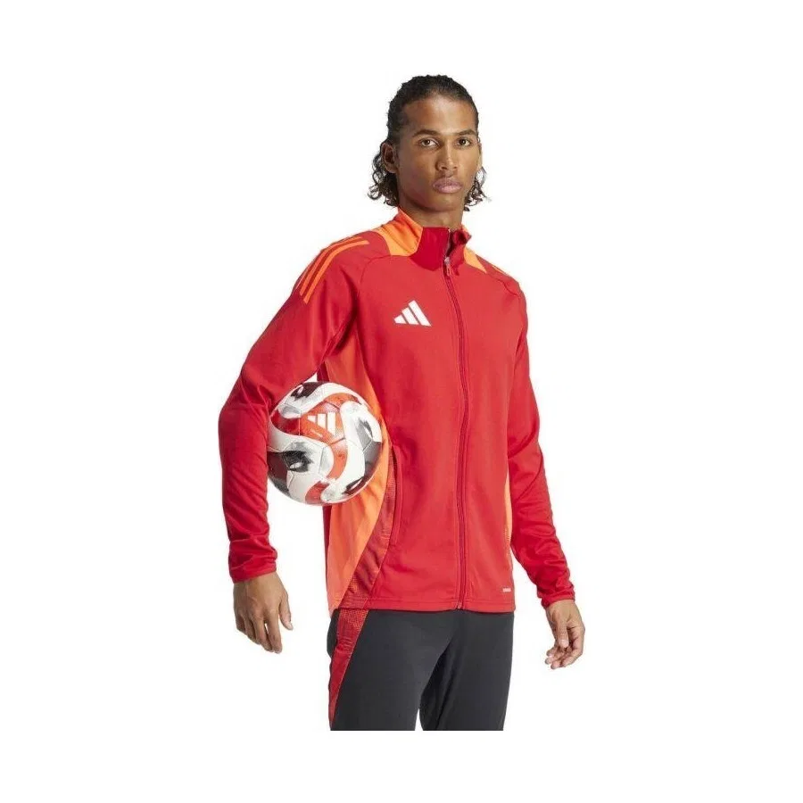 Куртка спортивная с воротником-стойкой TIRO24 C TR JKT adidas, Красный — фото 2