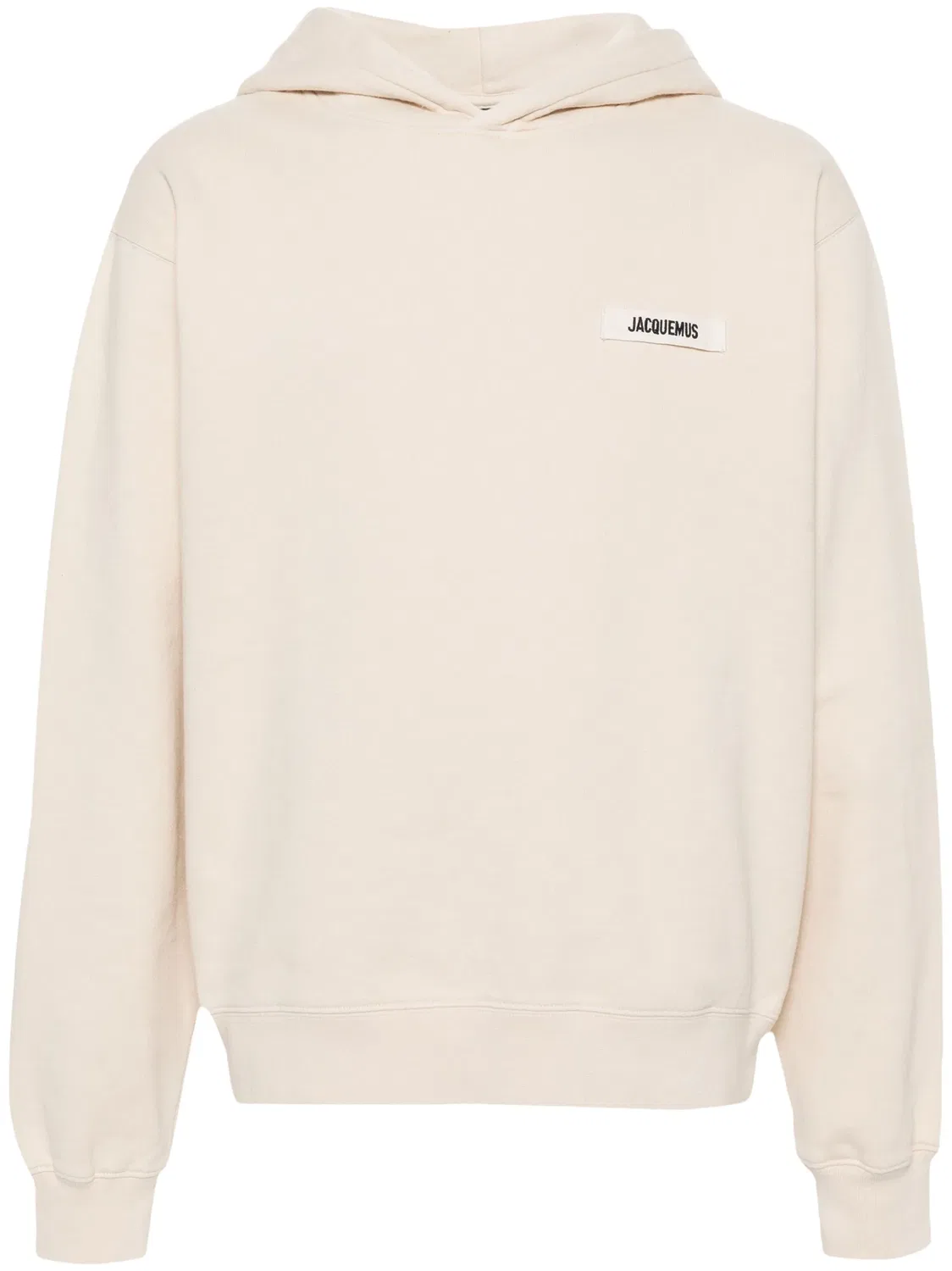 Толстовка Le Hoodie Gros Grain Jacquemus, светло-бежевый