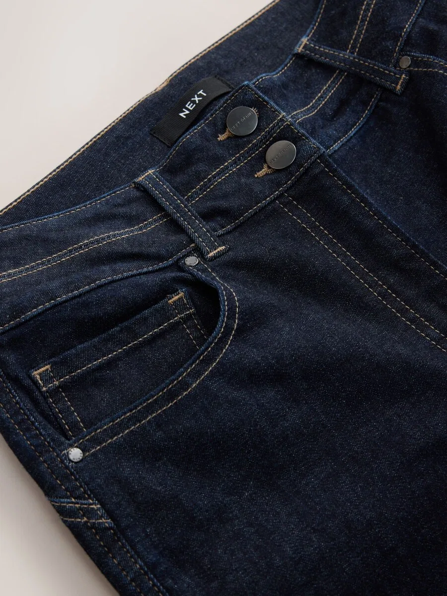 Джинсы Next Slim fit 'Lift And Shape' цвета индиго — фото 3