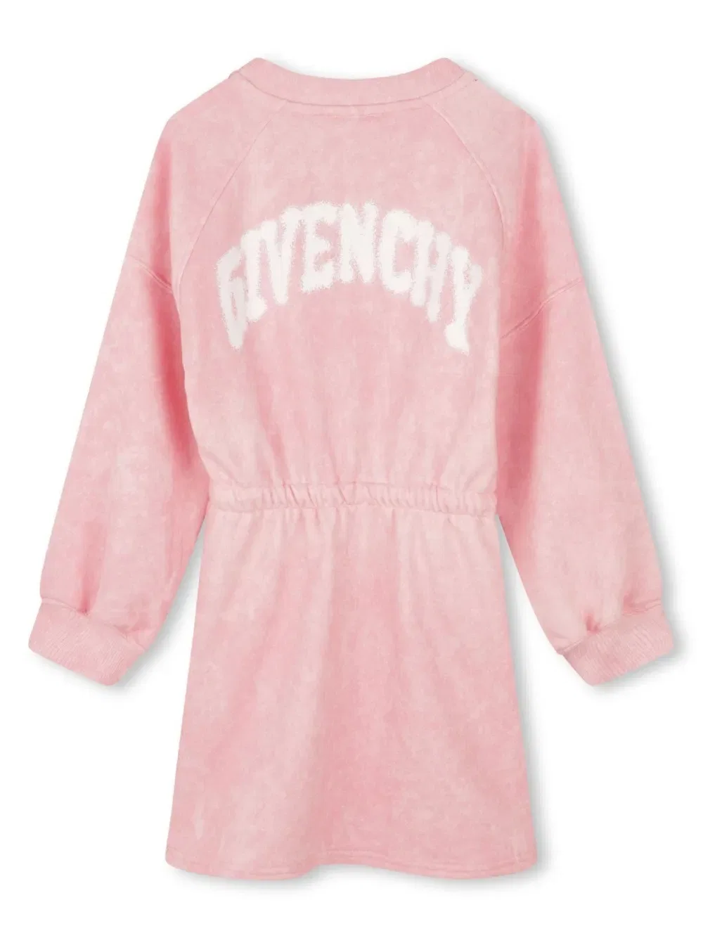 Платье из хлопка с длинным рукавом, с принтом 4G Givenchy, Pink Dark Pale Pink — фото 2