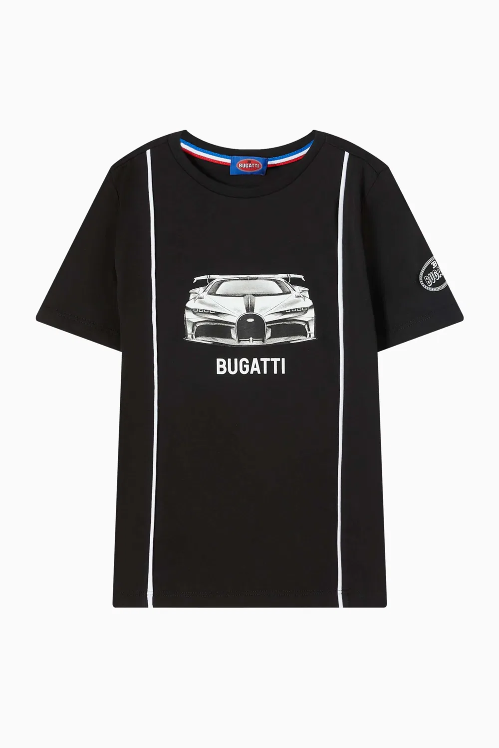 Футболка с принтом Bugatti Junior, черный
