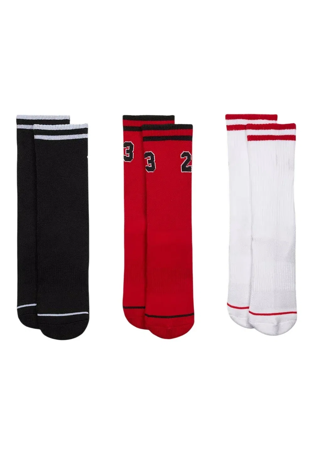 J varsity 3pk col 023 - носки Jordan, Black — фото 2