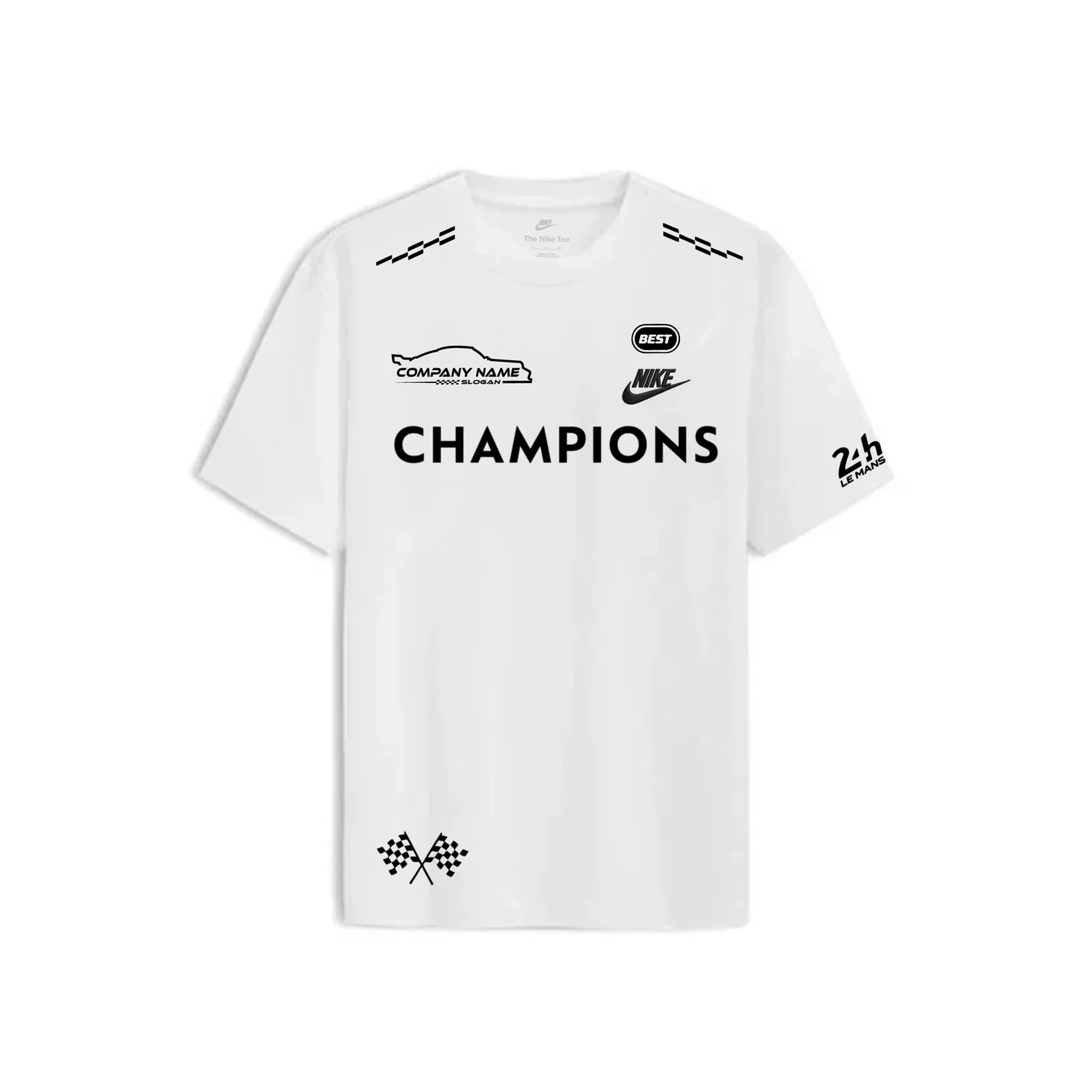 Футболка с логотипом Nike Sportswear, белая, мужская