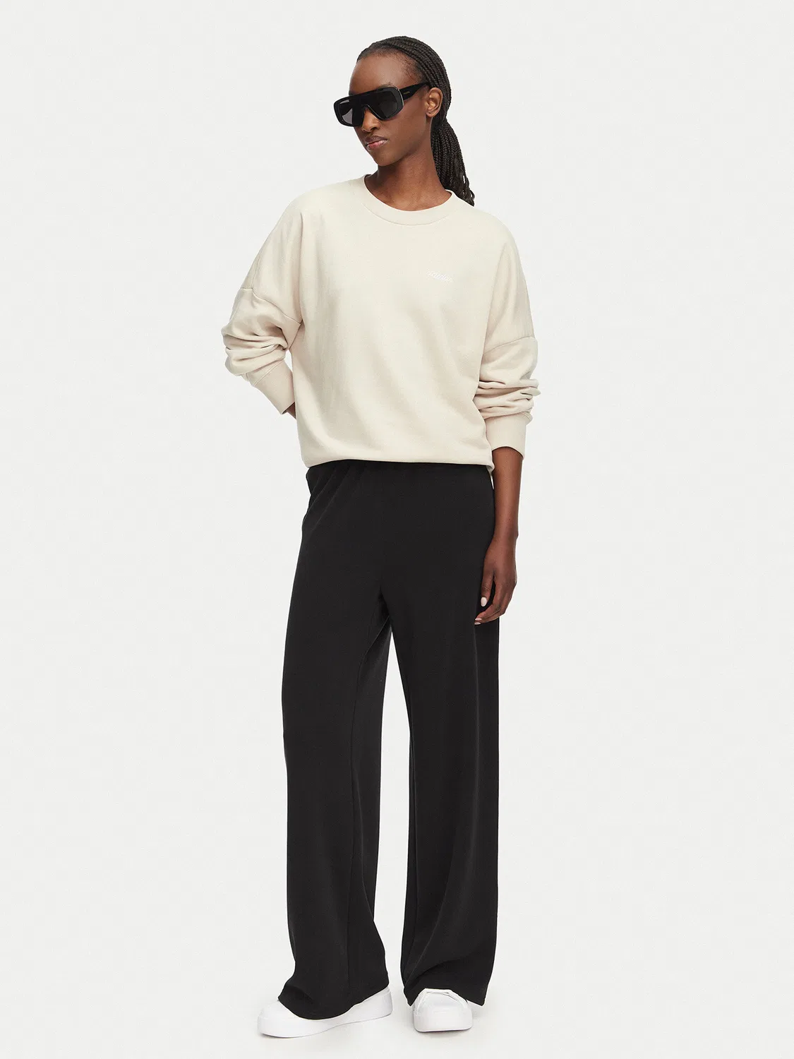 Женская толстовка стандартного кроя Seasonal Essentials Colorpop Adidas, кремовый — фото 2
