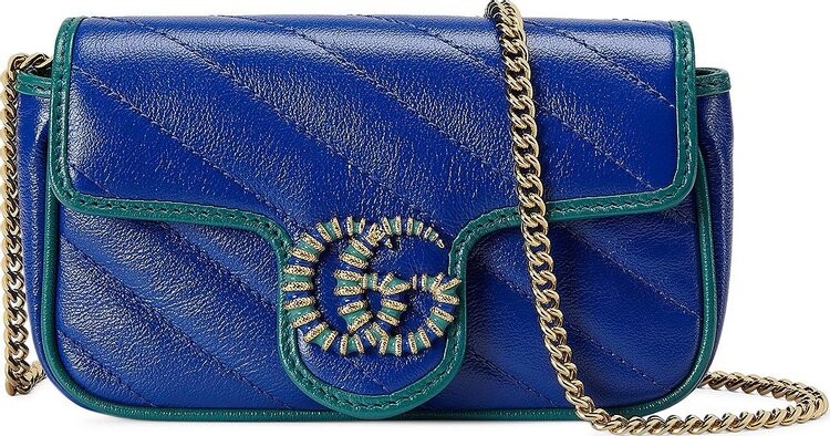 

Сумка Gucci Super Mini Bag Blue, синий