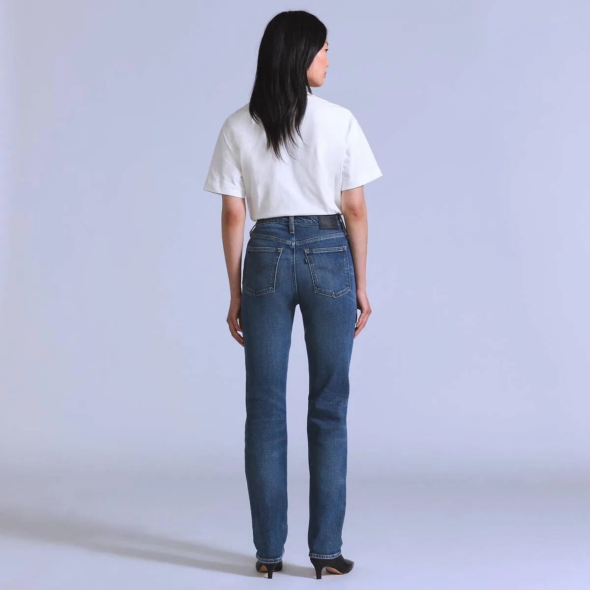 Женские узкие джинсы Levi's, Octave - Blue — фото 3