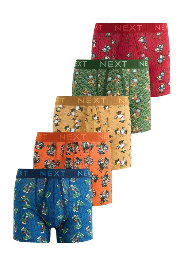 Боксеры из хлопка и эластана 5 Pack Boxers Next, Green, Cowboy, Animal, синий/зеленый