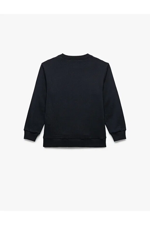 Детское худи для мальчиков с динозаврами Koton, Navy Blue — фото 2