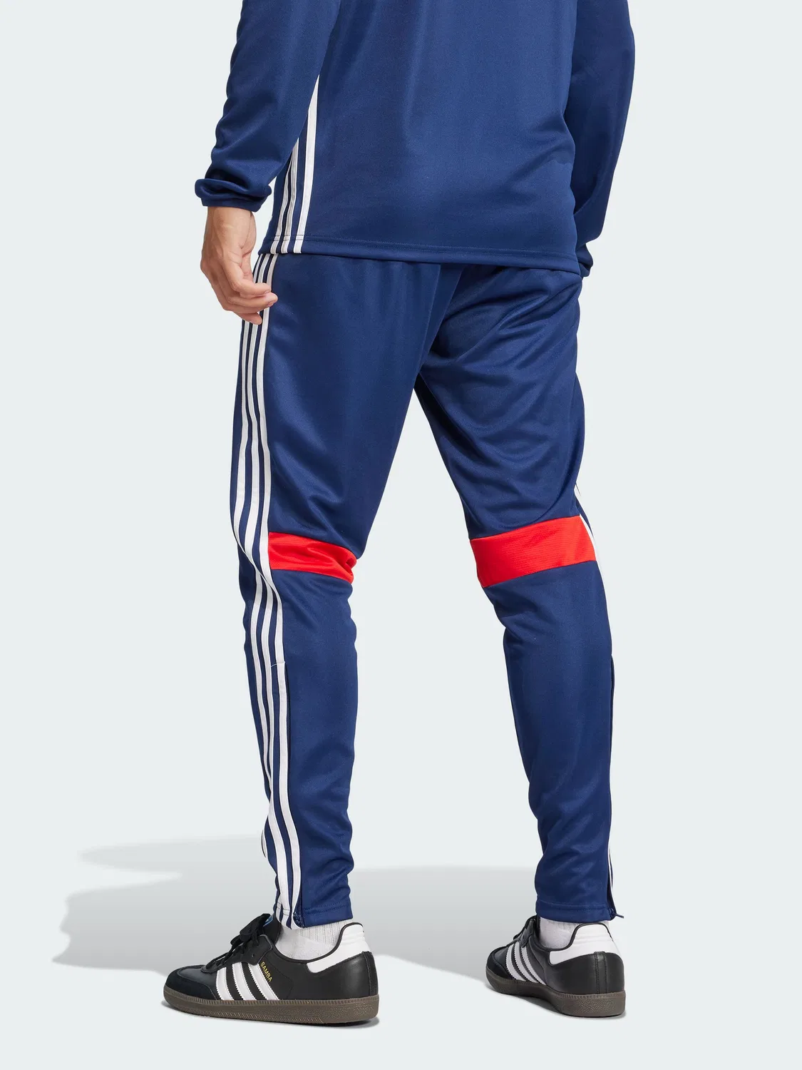 Тренировочные штаны Tiro 25 Essentials adidas, синие — фото 2