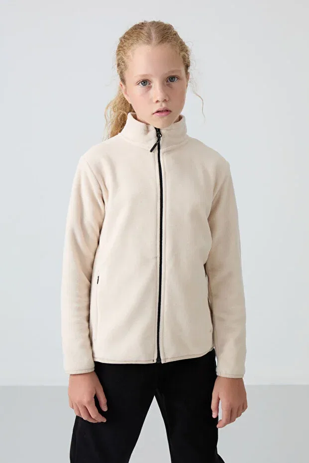 Детские свитшот для девочек с флисом комплект 2 шт Tommy Life, Black-Beige — фото 3