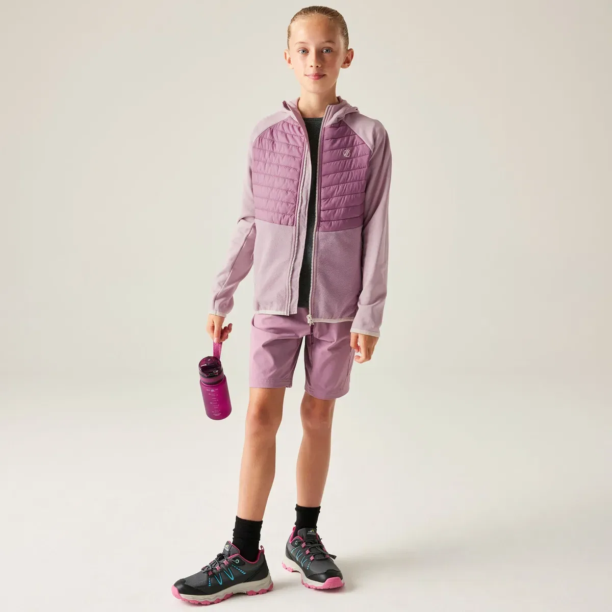 Детская куртка-гибрид с капюшоном Switch Out Dare 2B, Mauve — фото 3