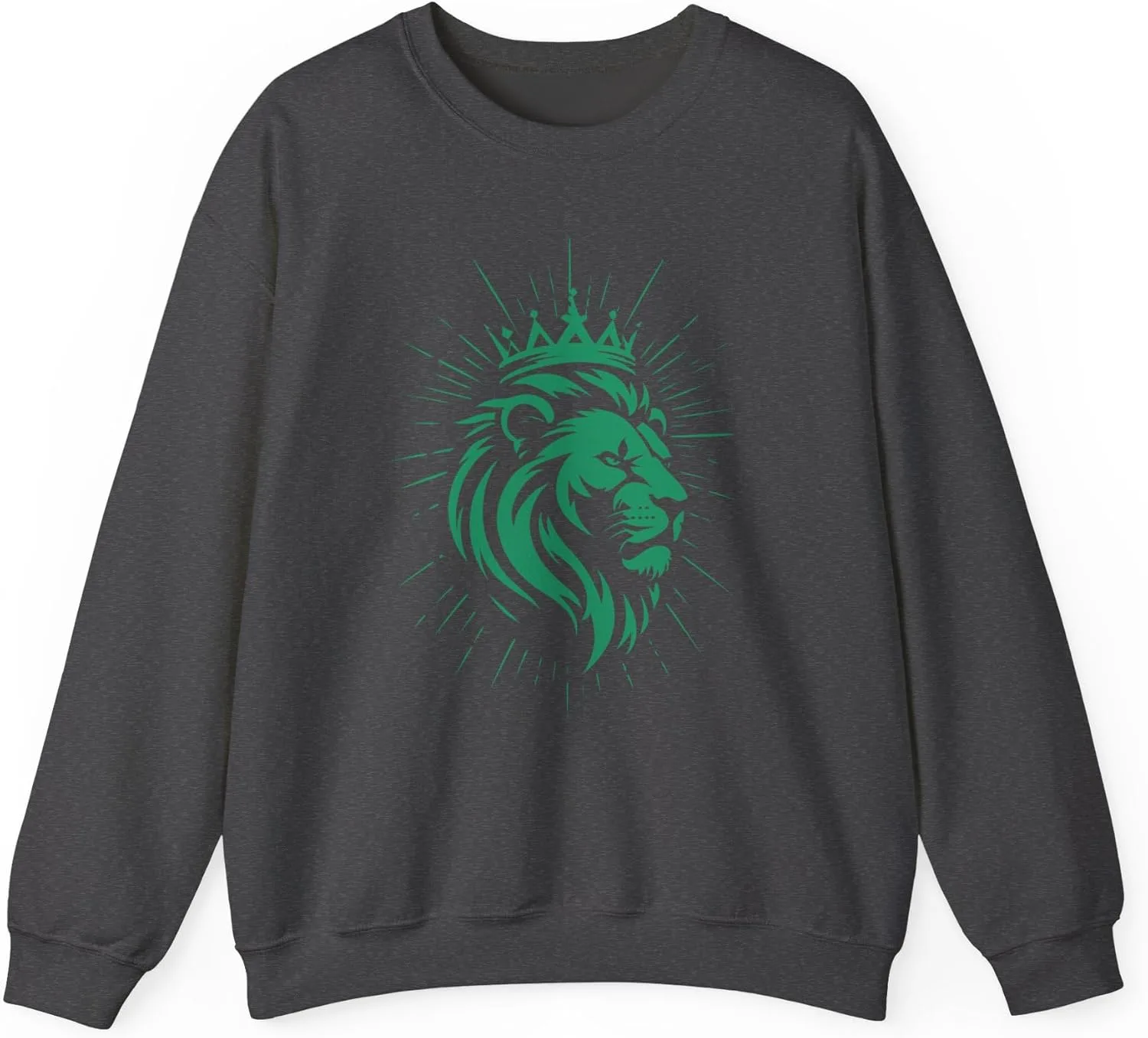 

Свитшот Lion Crown с дизайном зеленого льва Good Vibes Alpha