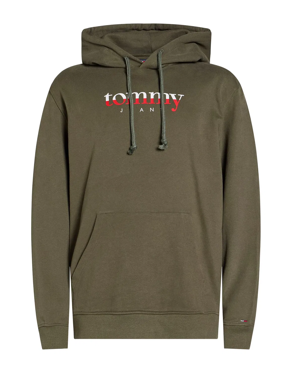 Мужской свитшот на молнии с капюшоном Tommy Hilfiger, темно-зеленый