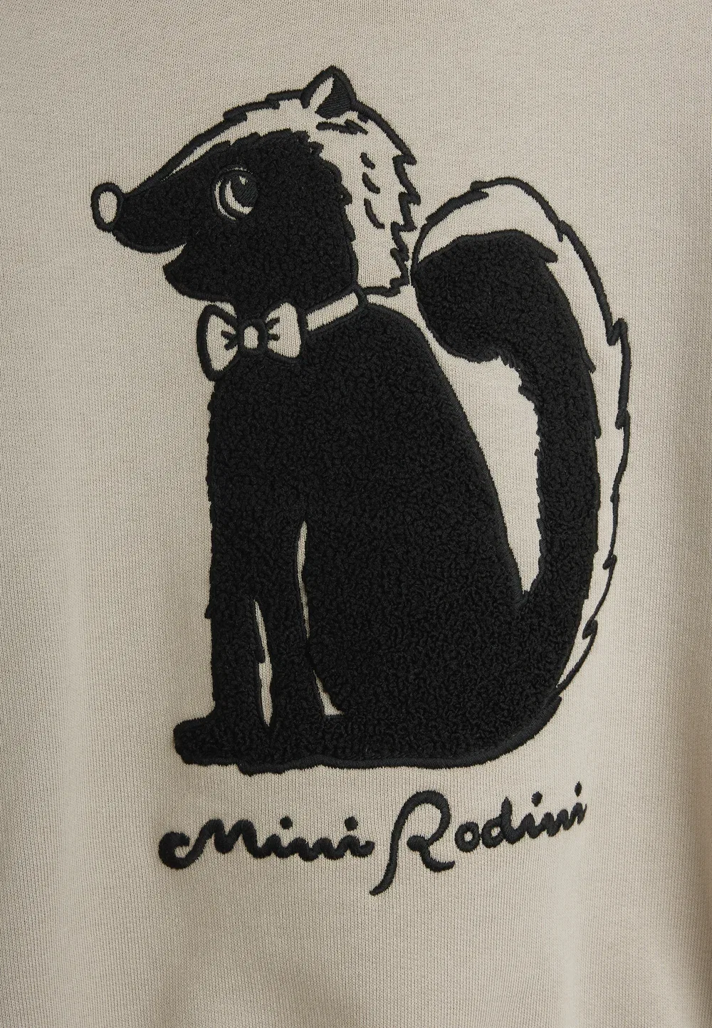 Толстовка Skunk из синели унисекс Mini Rodini, Grey — фото 3