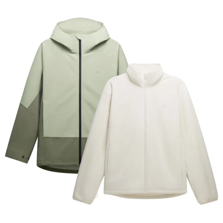 Детская ветровка BANANA IN, Misty Green & Pine Frost Green