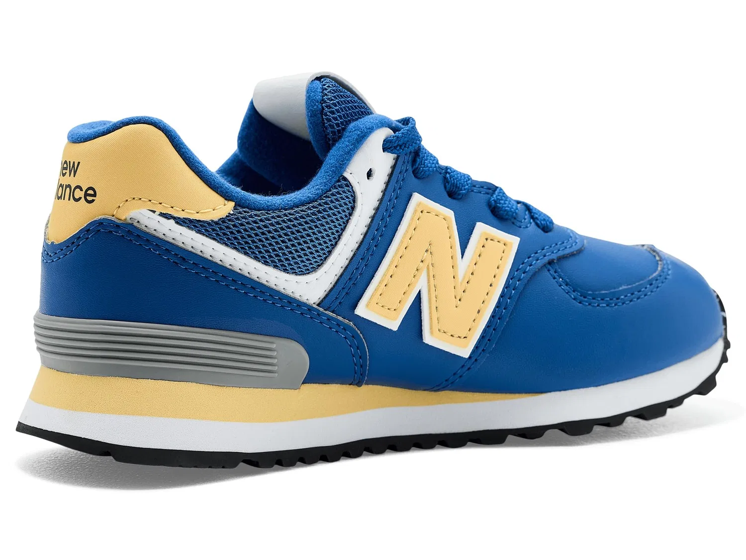 Кроссовки 574 Lace (для маленьких детей) New Balance Kids, Atlantic Blue/Clementine — фото 4