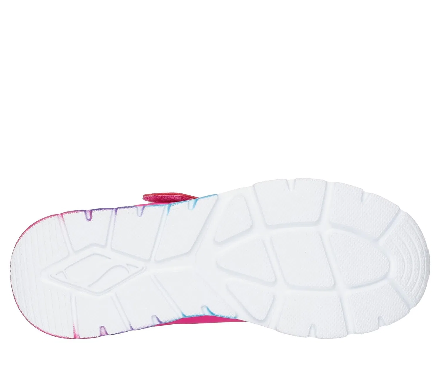 Детские кроссовки для девочек Skechers, Hot Pink Synthetic Multi Trim — фото 2