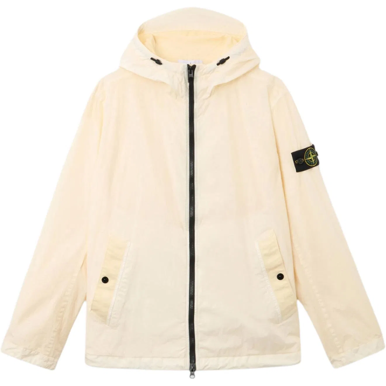 Мужская куртка с капюшоном Ivory White STONE ISLAND