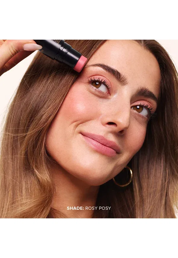 Румяна матовые Nudies all over face matte lux blush Nudestix rosy posy 7 г, цвет rosy posy — фото 2