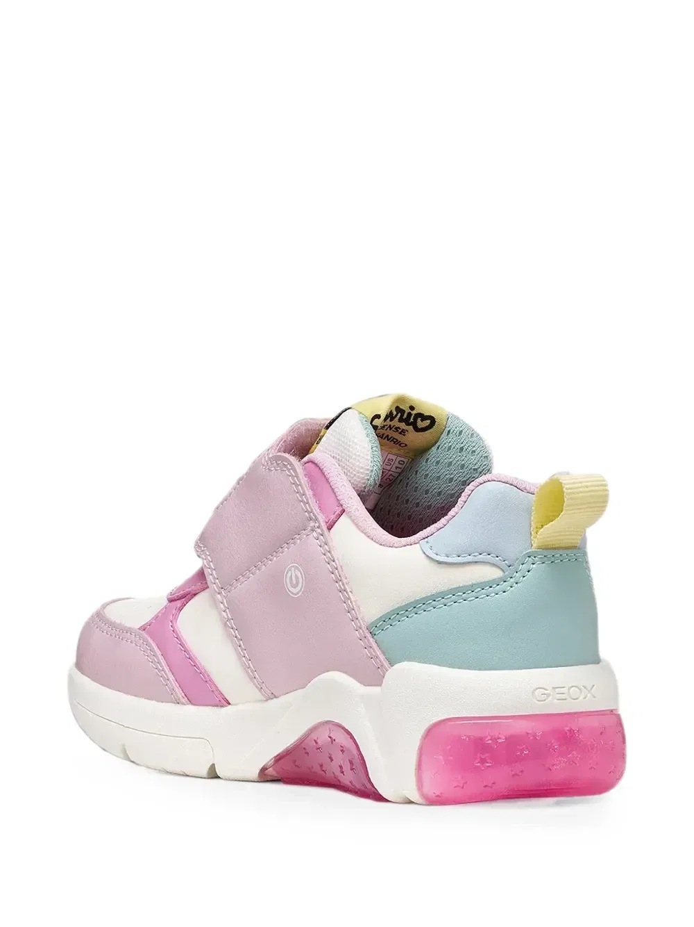 Кроссовки Hello Kitty на липучках Geox Kids, розовый — фото 3