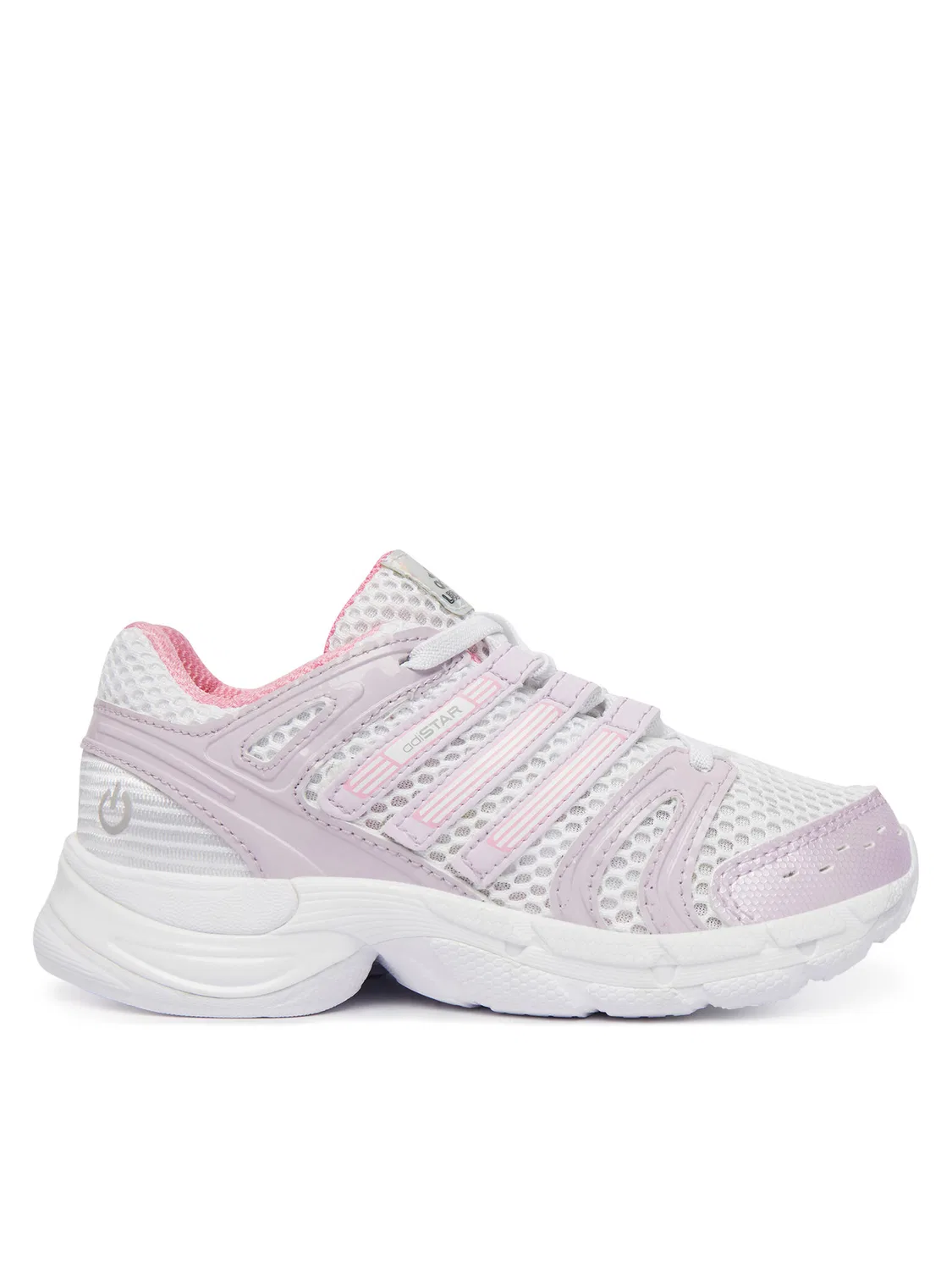 Кроссовки для девочки Control Led Elastic Lace Adidas, белый