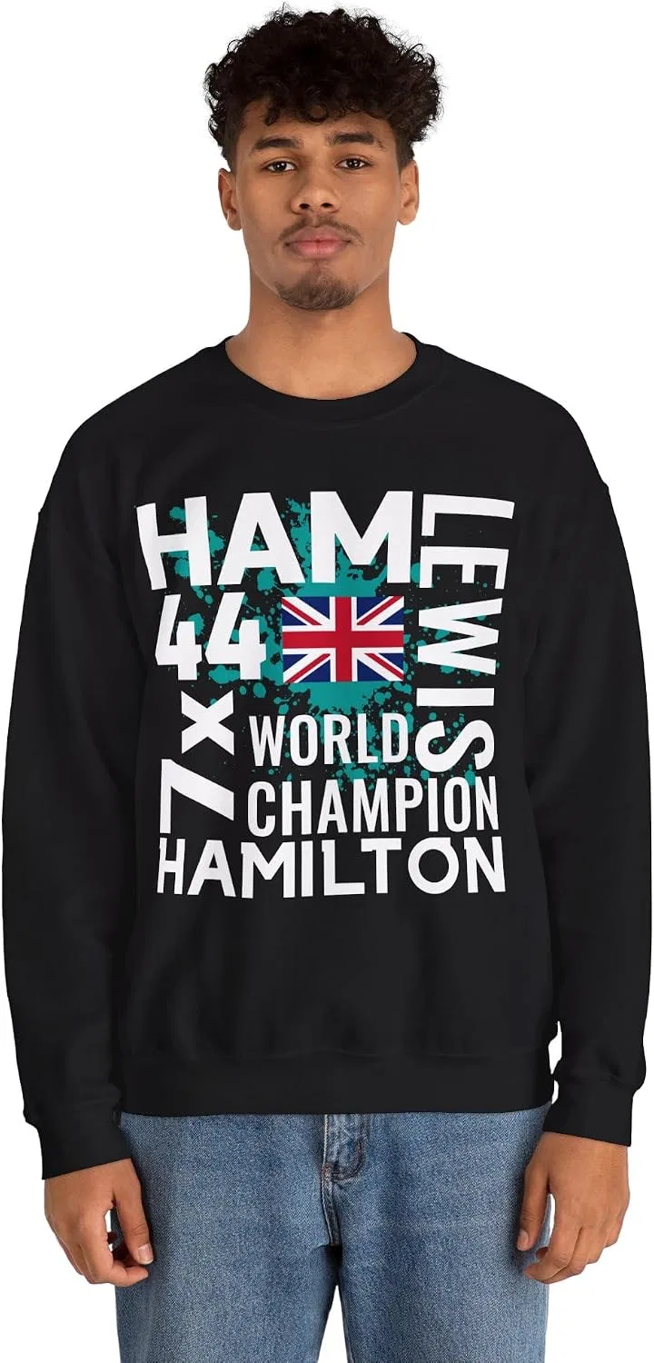 Женская толстовка с принтом Hamilton, Black — фото 4