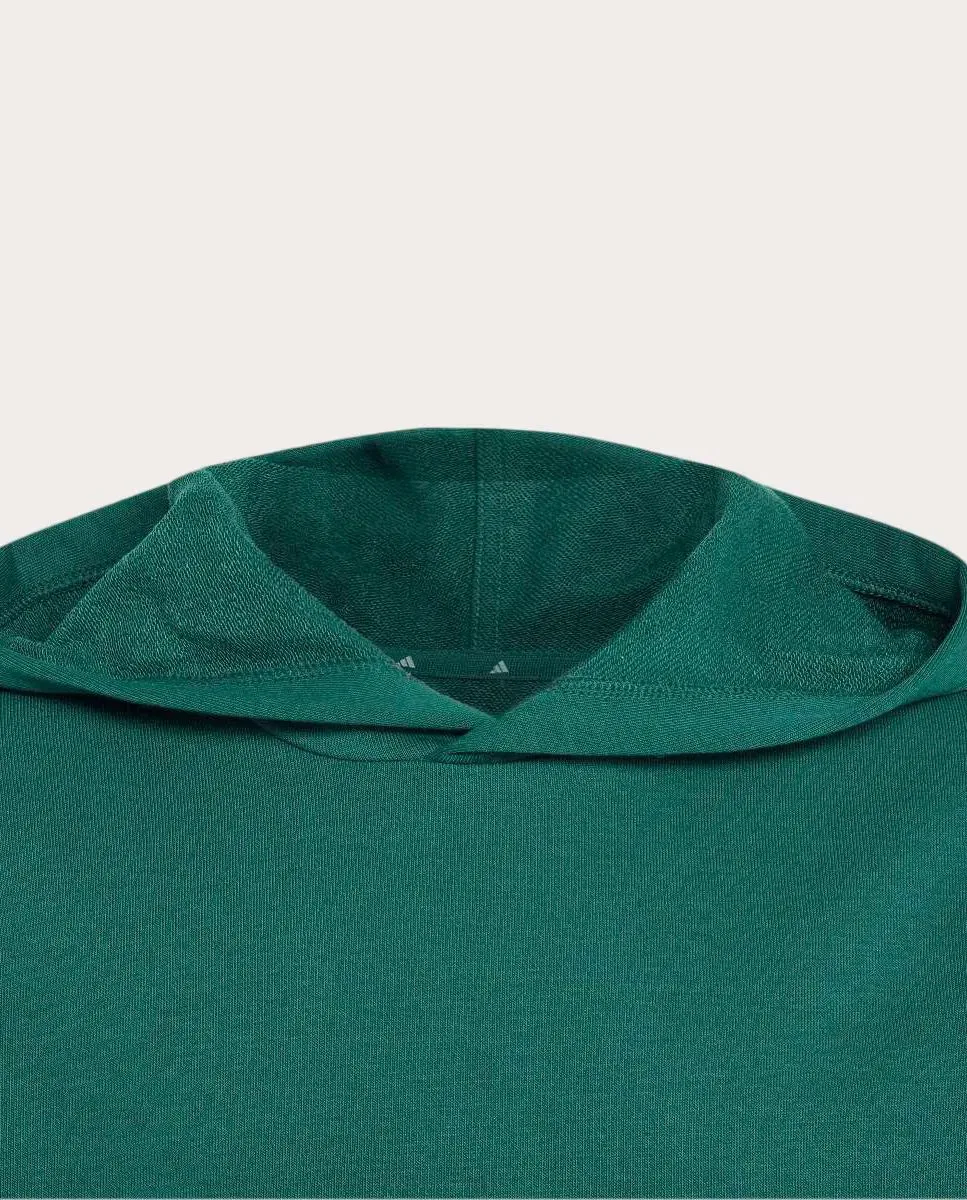 Детская худи для мальчиков из футера adidas, Verde — фото 4