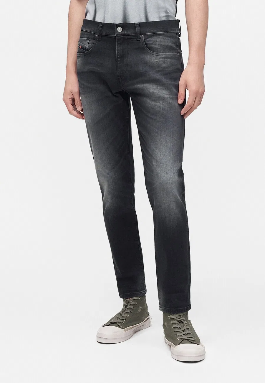 Джинсы DIESEL Slim fit '2019 D-STRUKT' из черного денима — фото 2