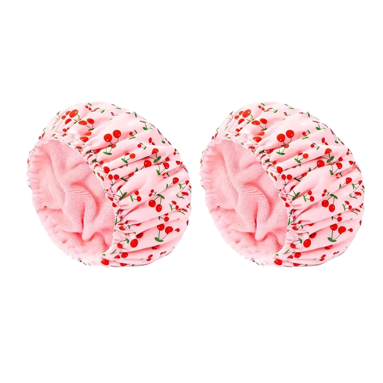 Шапочка для душа 3-в-1, ZZHYTANG, 2 шт, Pink-B