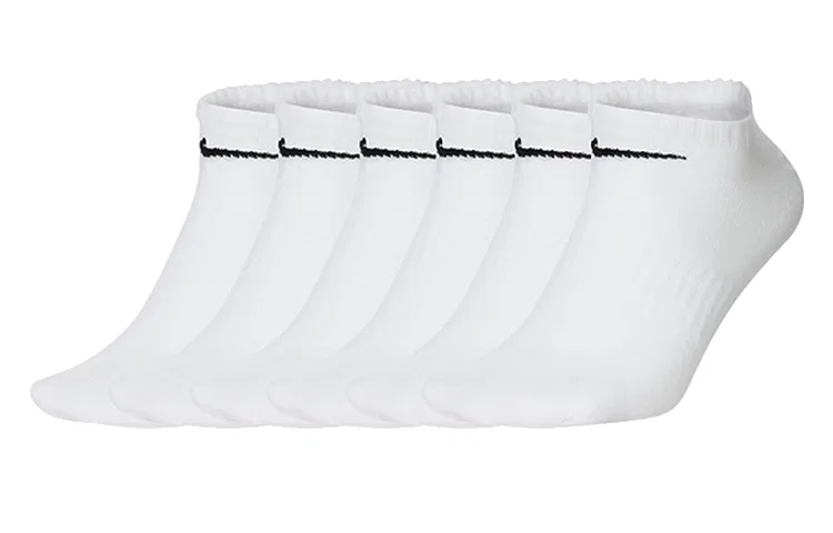 Детские носки Nike Ankle Socks 6 Pack, White