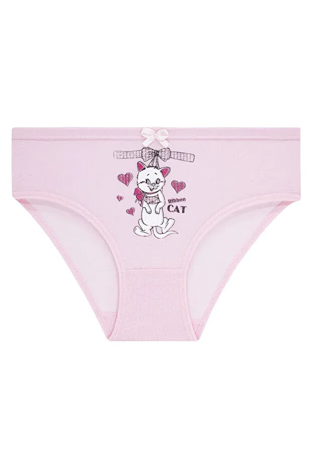 Детские трусы для девочек хлопковые комплект 5 шт Slip Panties Biyokids, Mixed/Colored — фото 3