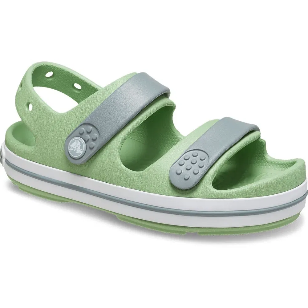 Детские сандалии для девочек с защитой носка Crocband Cruiser Crocs, Green
