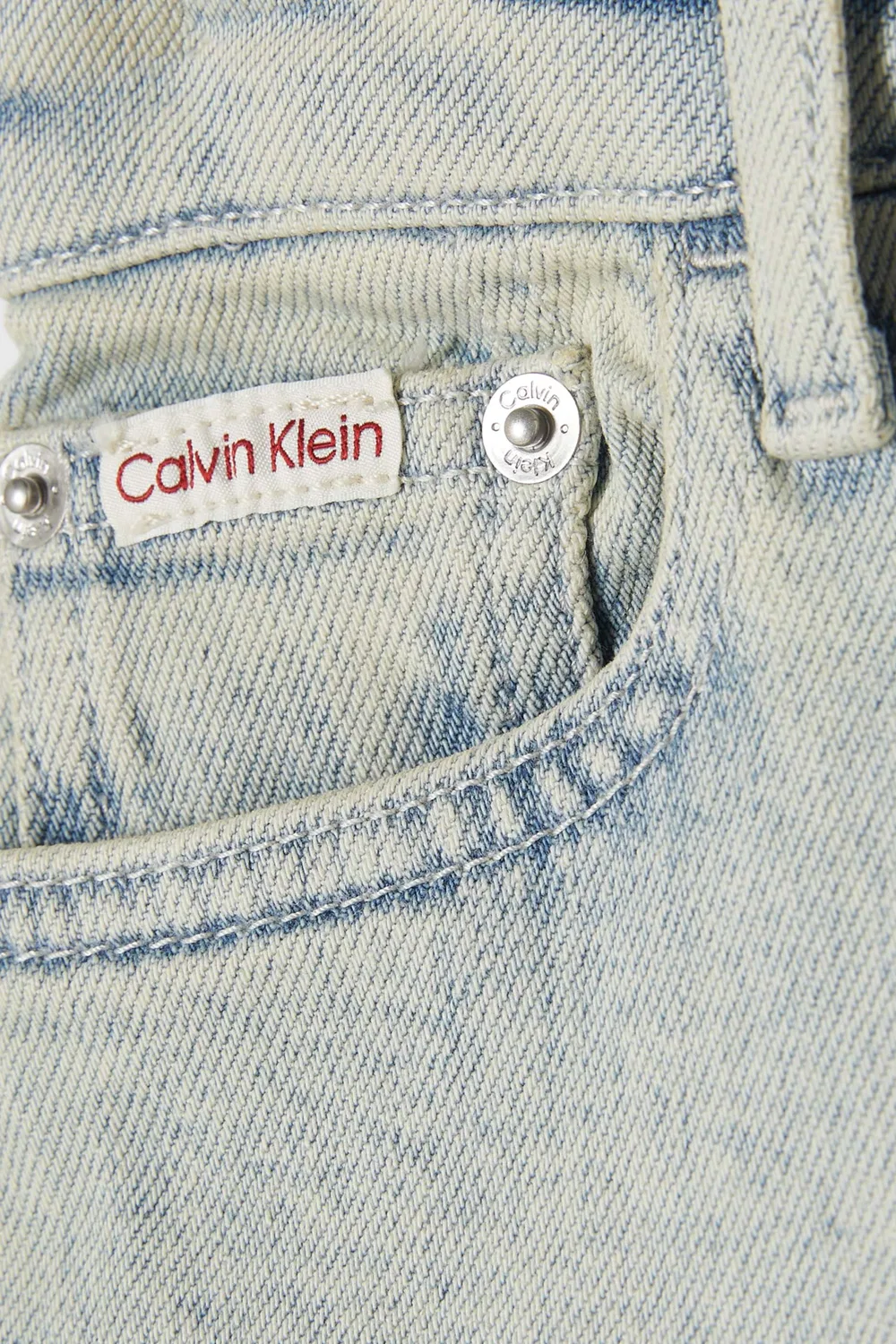Джинсы-скинни джинсовые Calvin Klein — фото 3