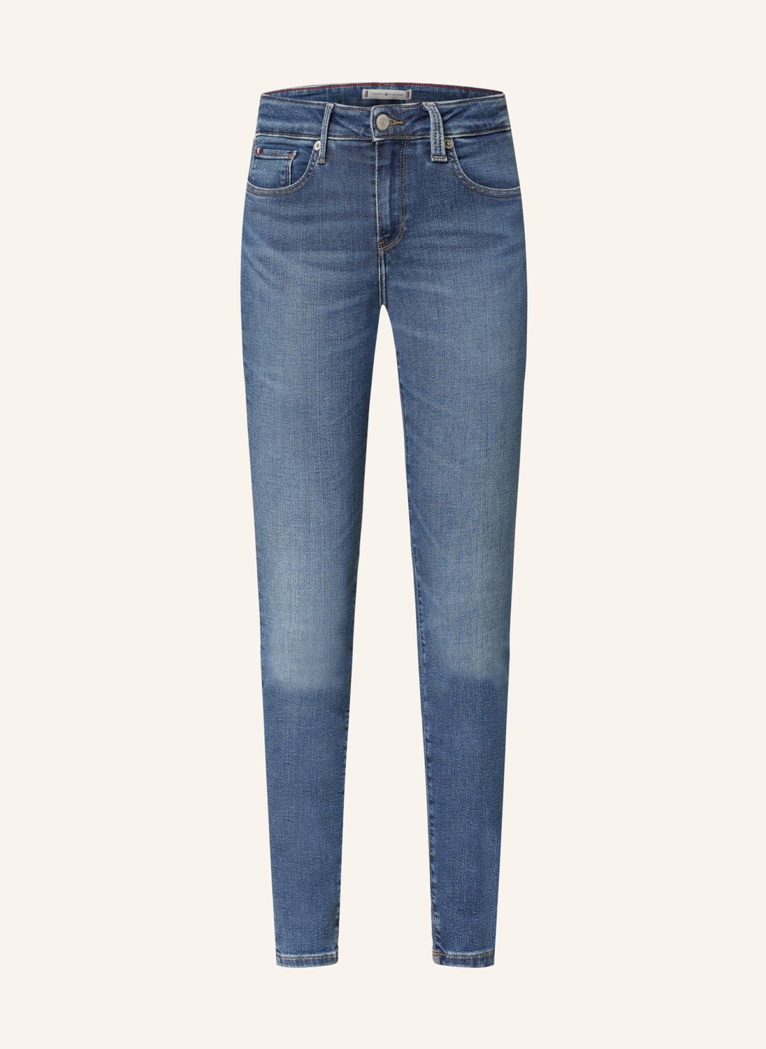 

Джинсы скинни комо TOMMY HILFIGER, цвет 1A4 Beth