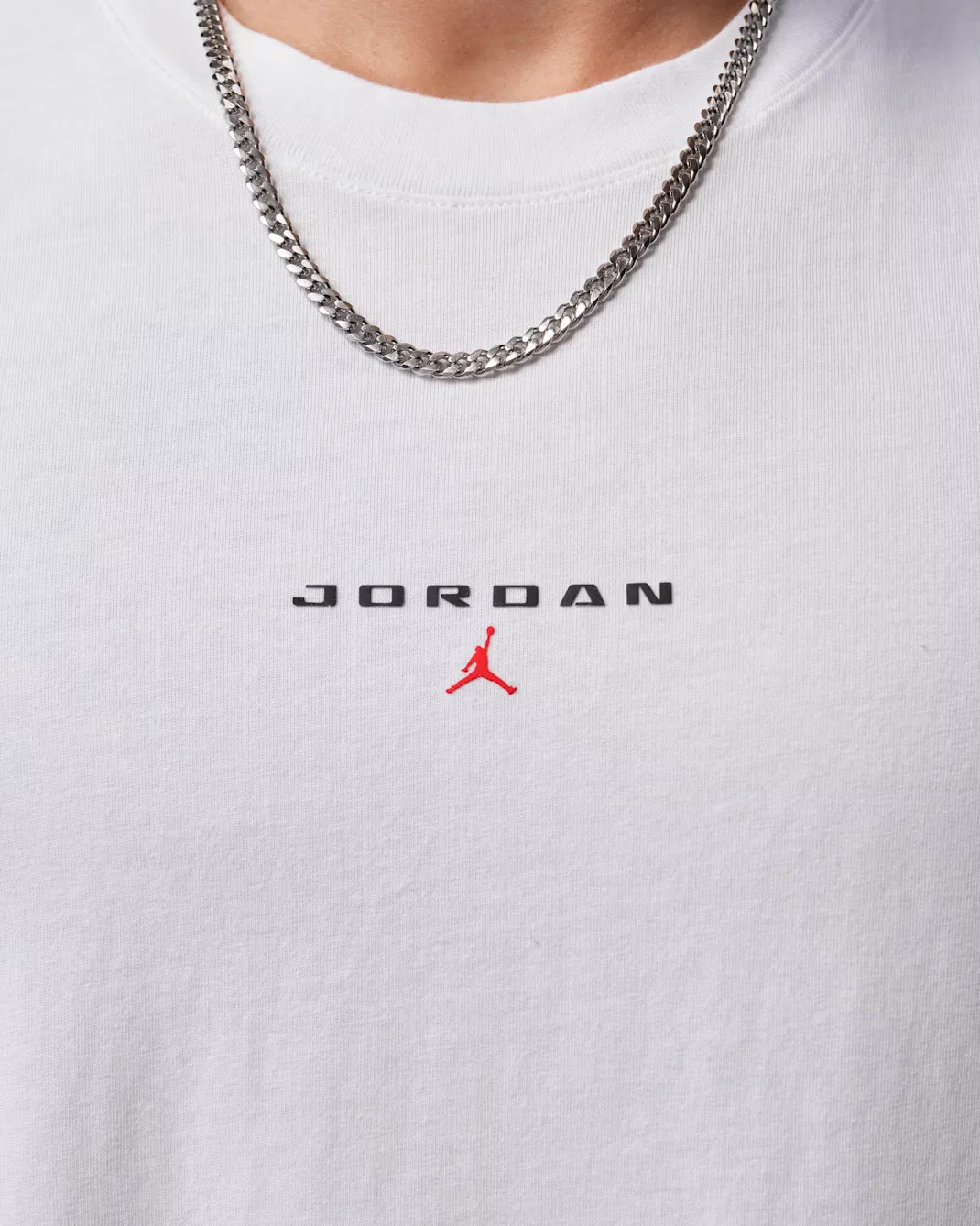 Мужская футболка с нашивкой большого размера Jordan Flight Essentials, White — фото 4