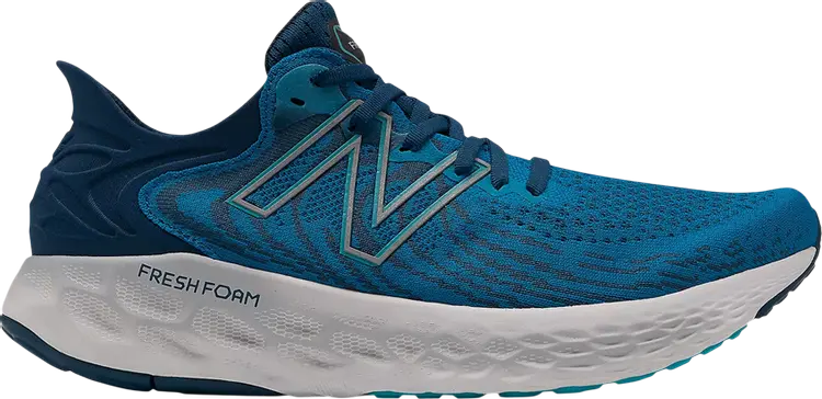 

Кроссовки New Balance Fresh Foam 1080v11 2E Wide 'Wave Blue', синий