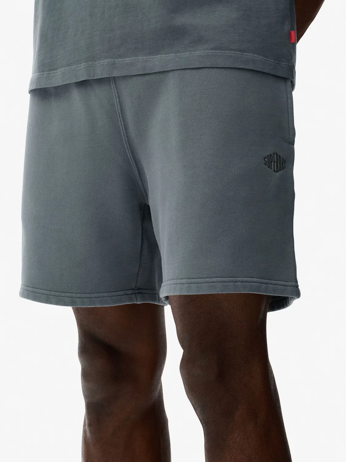 Шорты повседневные Micro Logo Superdry, синие — фото 4
