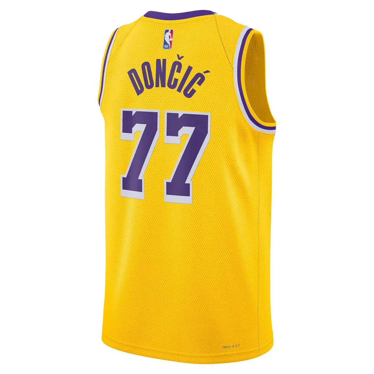 Мужская футболка с принтом Los Angeles Lakers Luka Doncic Nike, Negro — фото 2