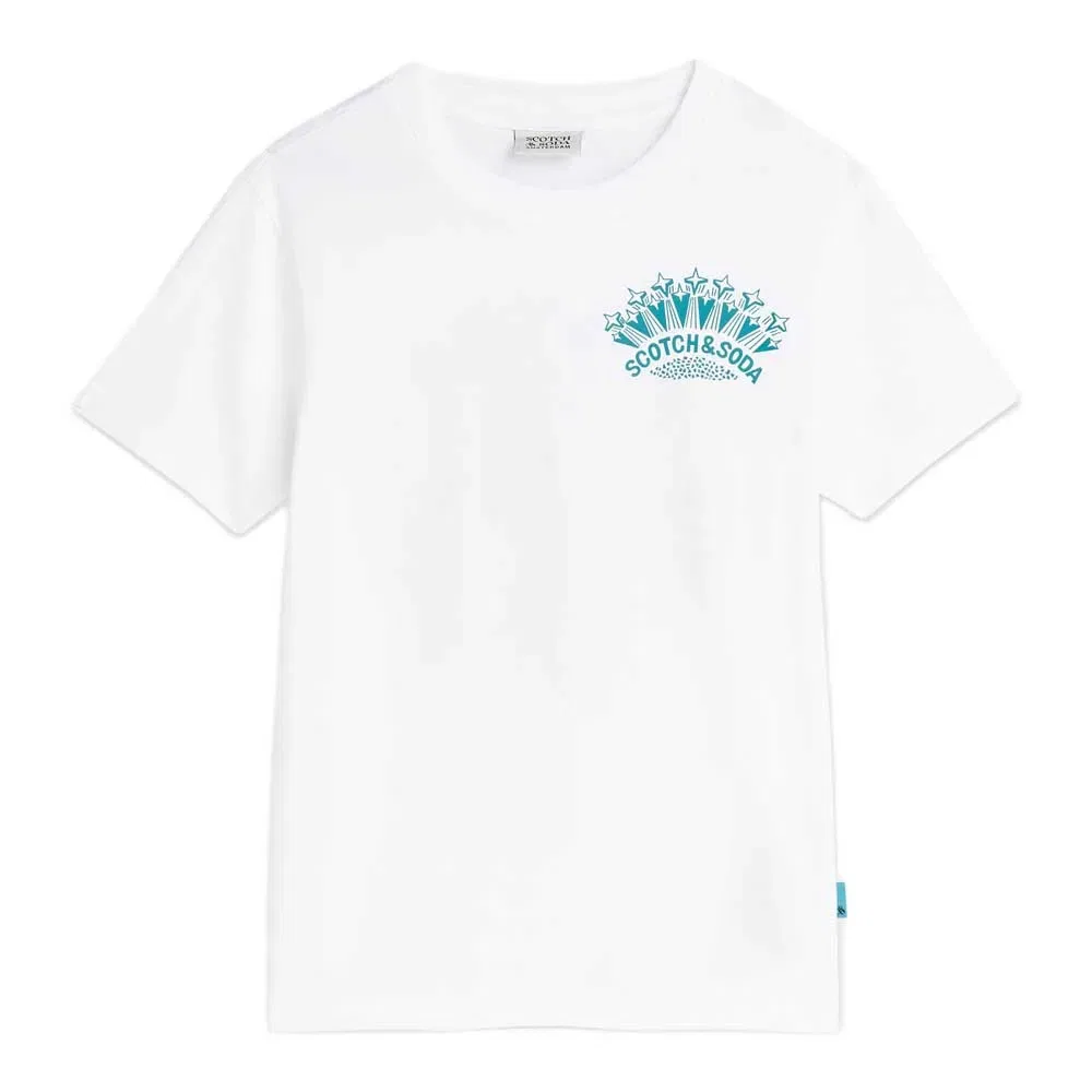 Футболка с коротким рукавом 184350 Scotch & Soda, белый